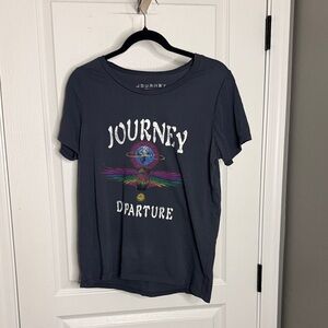 Journey 'Departure' Short Sleeve Graphic Tee - Charcoal